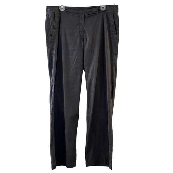 Eileen Fisher Linen Straight Leg Trousers Women’s Size 14 Minimalist Classic - Picture 1 of 5